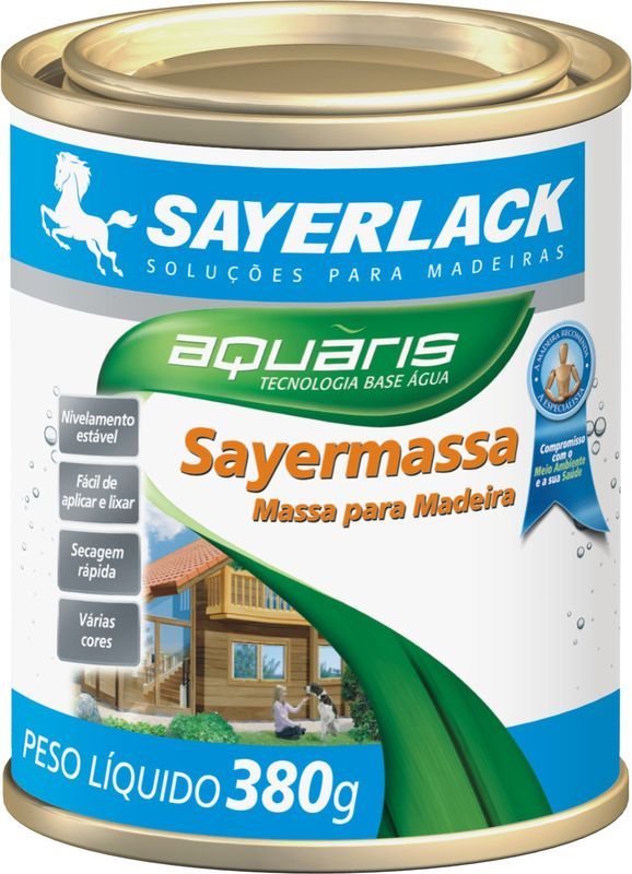 Sayermassa Massa para Madeira 380g Imbuia Sayerlack