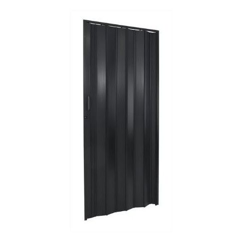 Porta Sanfonada 96cm Preto Plasflex